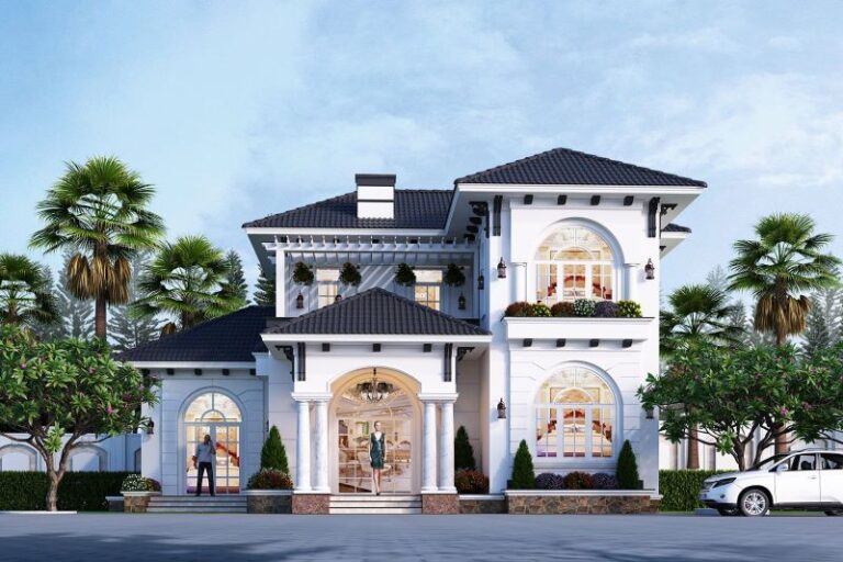 thiet ke thi cong biet thu 2 tang lam dong 7 768x512 1
