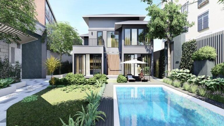 thiet ke thi cong biet thu 2 tang lam dong 9 768x432 1