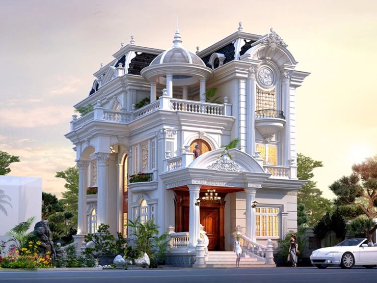 thiet ke thi cong biet thu 3 tang lam dong 5 768x576 1